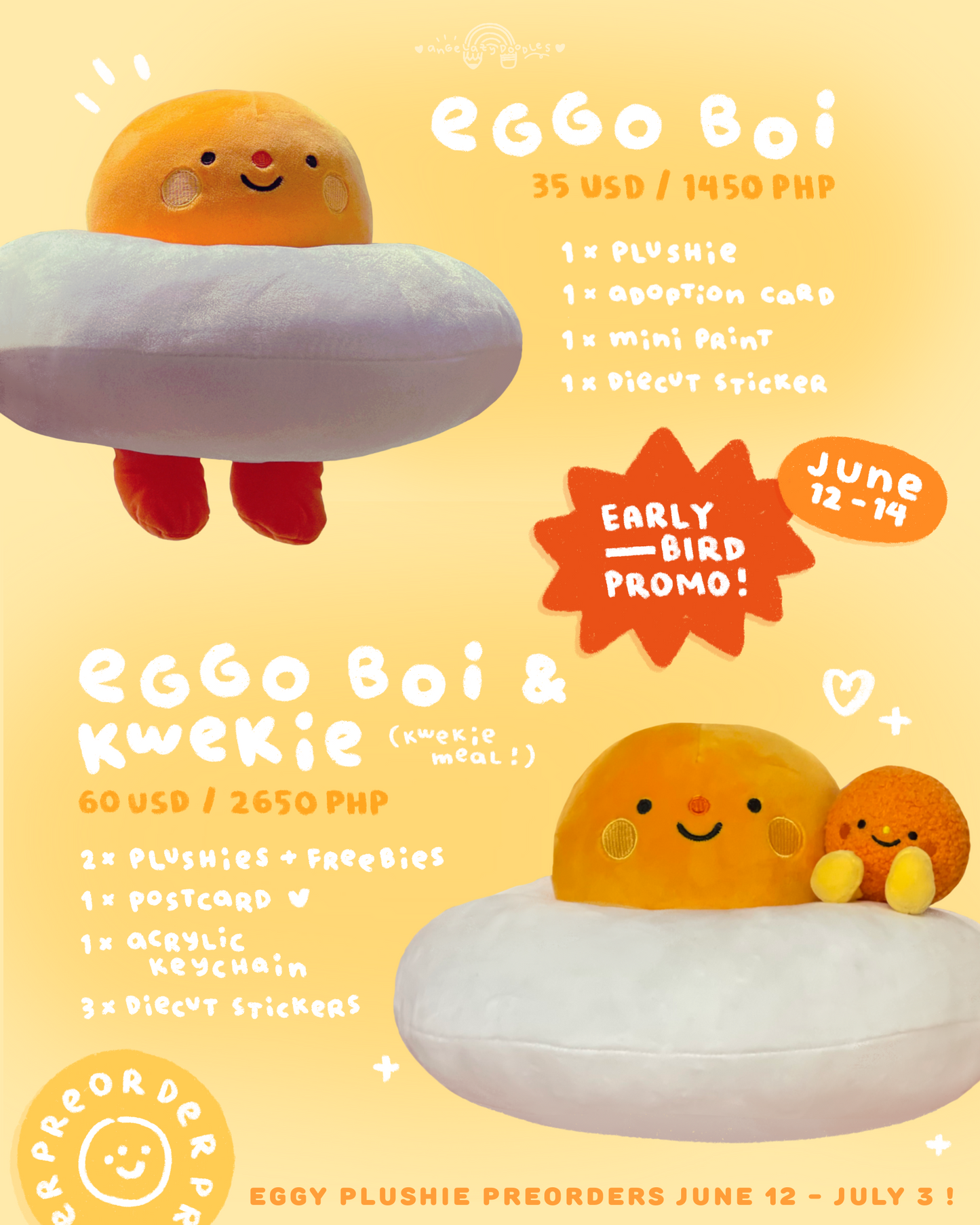 Eggo Boi Plushie ! (Pre-Orders)