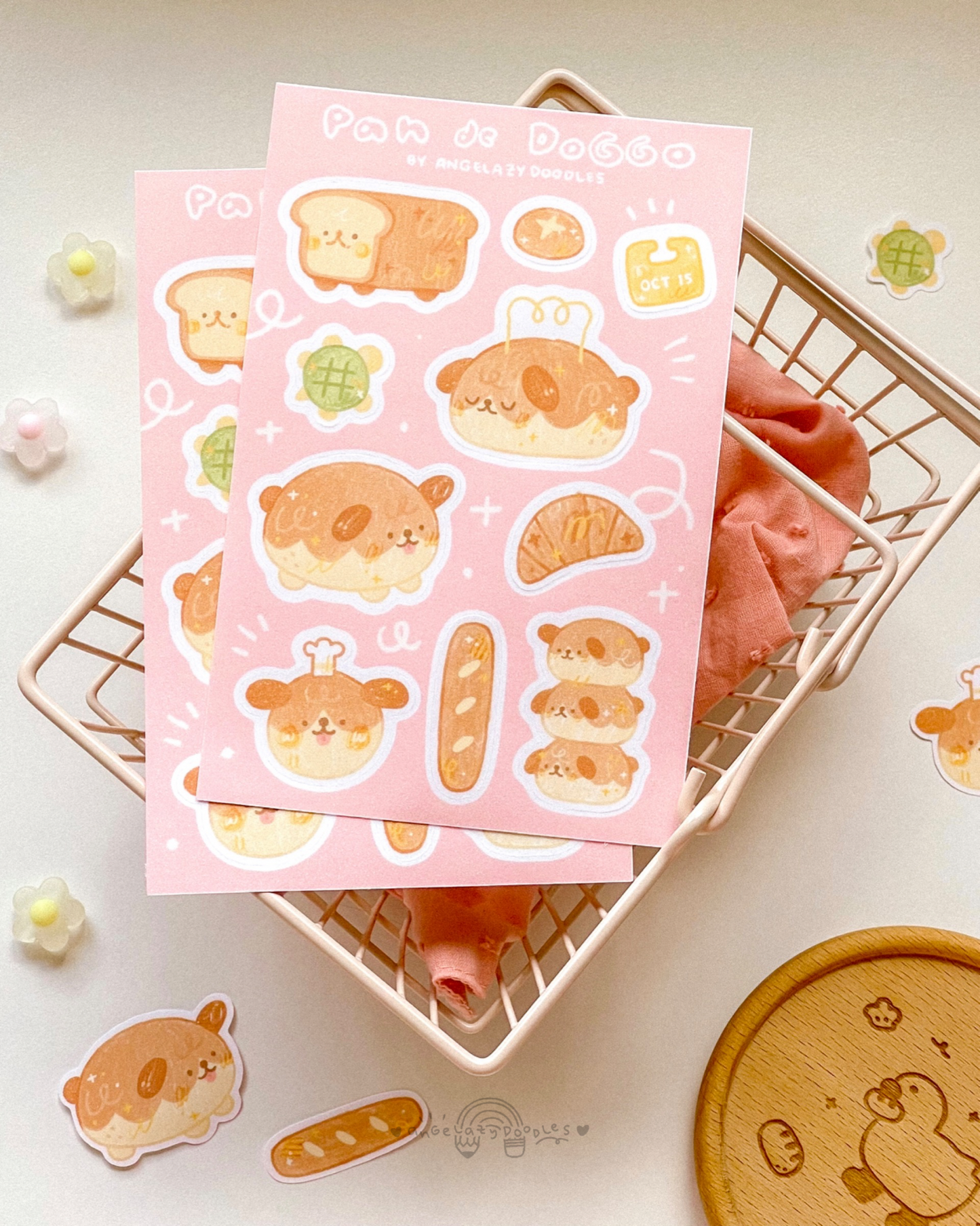Sticker Sheet: Pan de Doggo