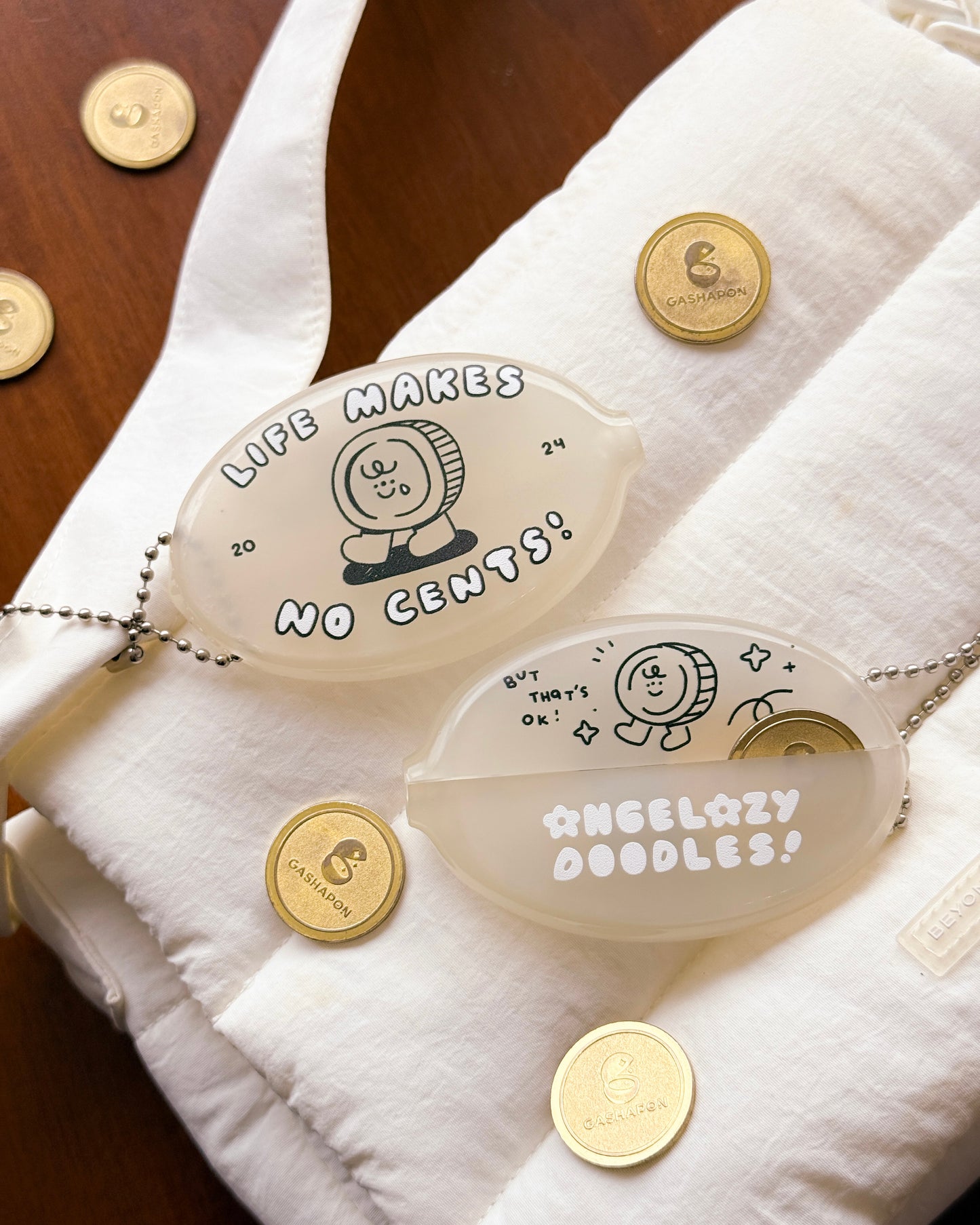 Coin Pouch Keychains